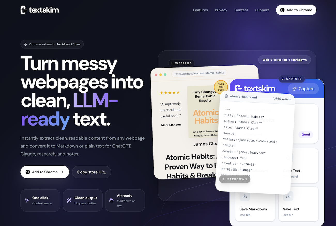 TextSkim screenshot